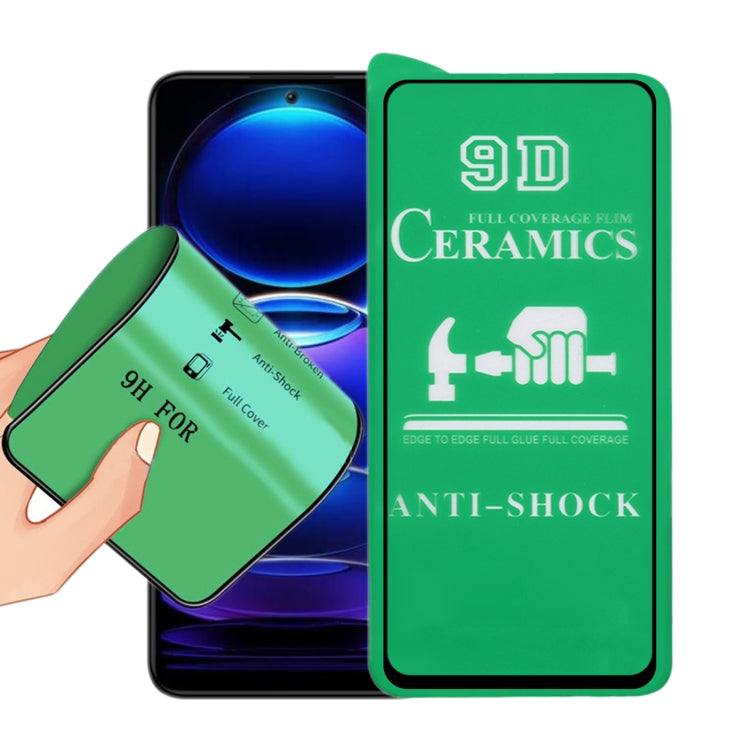 For Xiaomi Redmi Note 12 China / Note 12 Global / Poco X5 / Redmi Note 12 Turbo 9D Full Screen Full Glue Ceramic Film