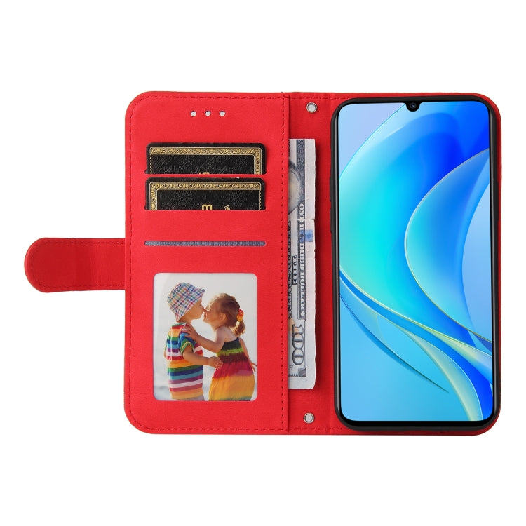 For Huawei nova Y70 / Y70 Plus / Enjoy 50 Skin Feel Life Tree Metal Button Leather Phone Case