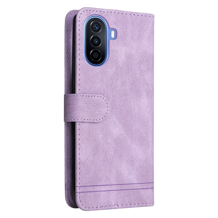 For Huawei nova Y70 / Y70 Plus / Enjoy 50 Skin Feel Life Tree Metal Button Leather Phone Case