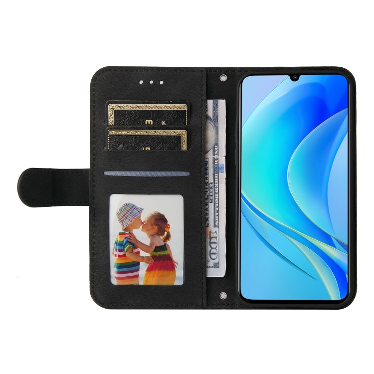 For Huawei nova Y70 / Y70 Plus / Enjoy 50 Skin Feel Life Tree Metal Button Leather Phone Case