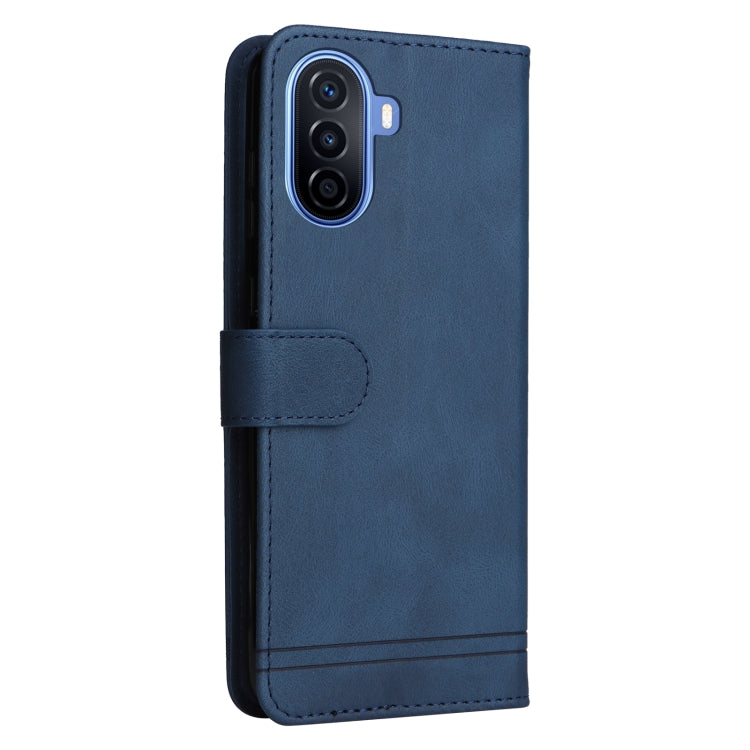 For Huawei nova Y70 / Y70 Plus / Enjoy 50 Skin Feel Life Tree Metal Button Leather Phone Case