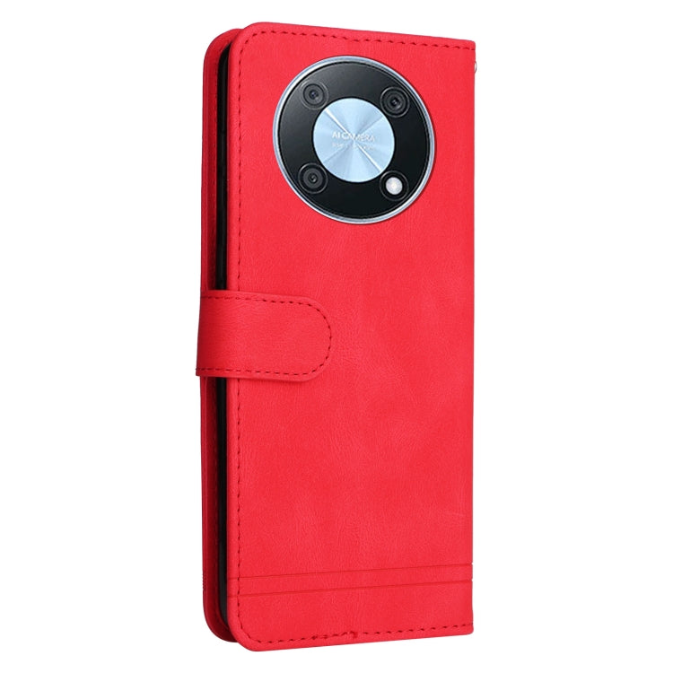 For Huawei nova Y90 / Enjoy 50 Pro Skin Feel Life Tree Metal Button Leather Phone Case
