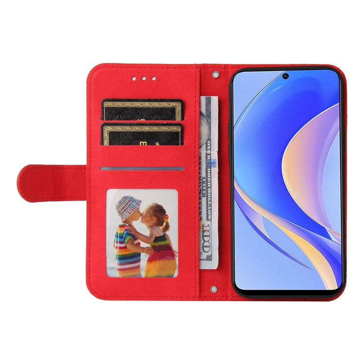 For Huawei nova Y90 / Enjoy 50 Pro Skin Feel Life Tree Metal Button Leather Phone Case