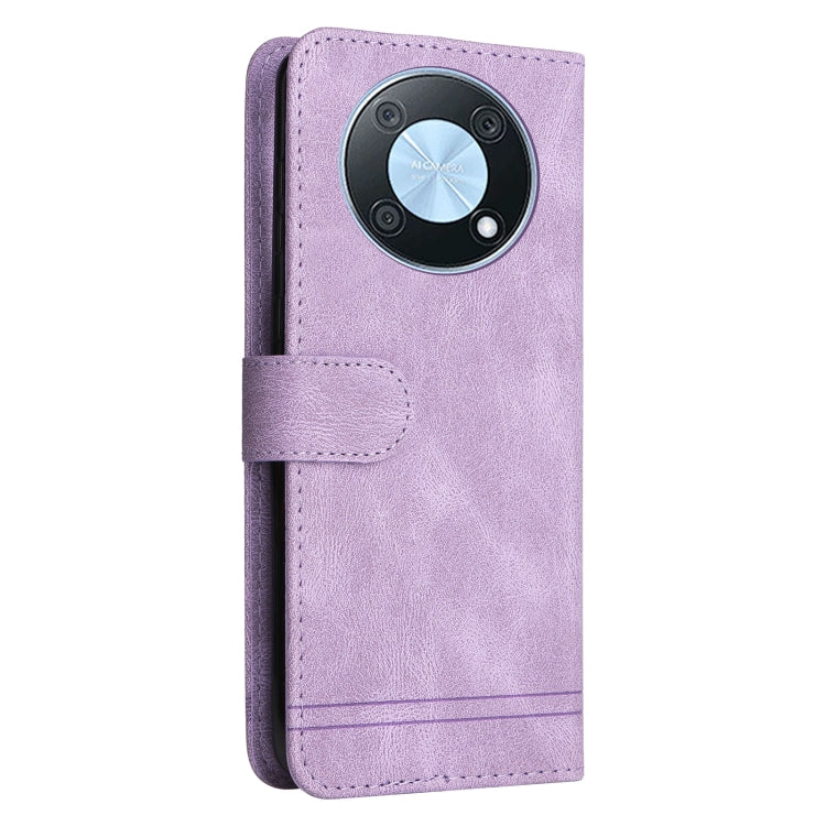 For Huawei nova Y90 / Enjoy 50 Pro Skin Feel Life Tree Metal Button Leather Phone Case