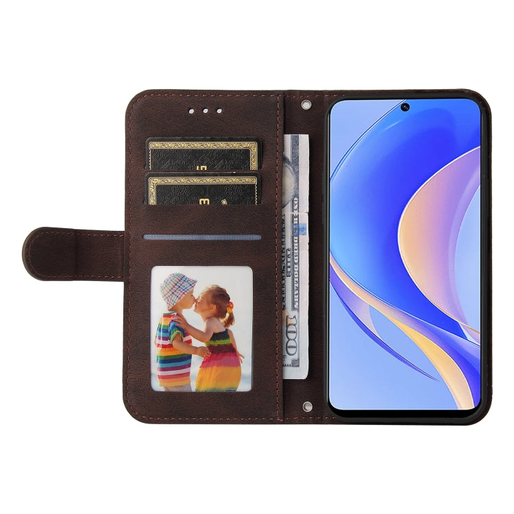 For Huawei nova Y90 / Enjoy 50 Pro Skin Feel Life Tree Metal Button Leather Phone Case