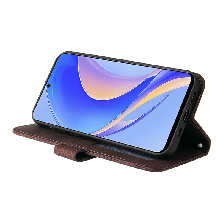 For Huawei nova Y90 / Enjoy 50 Pro Skin Feel Life Tree Metal Button Leather Phone Case