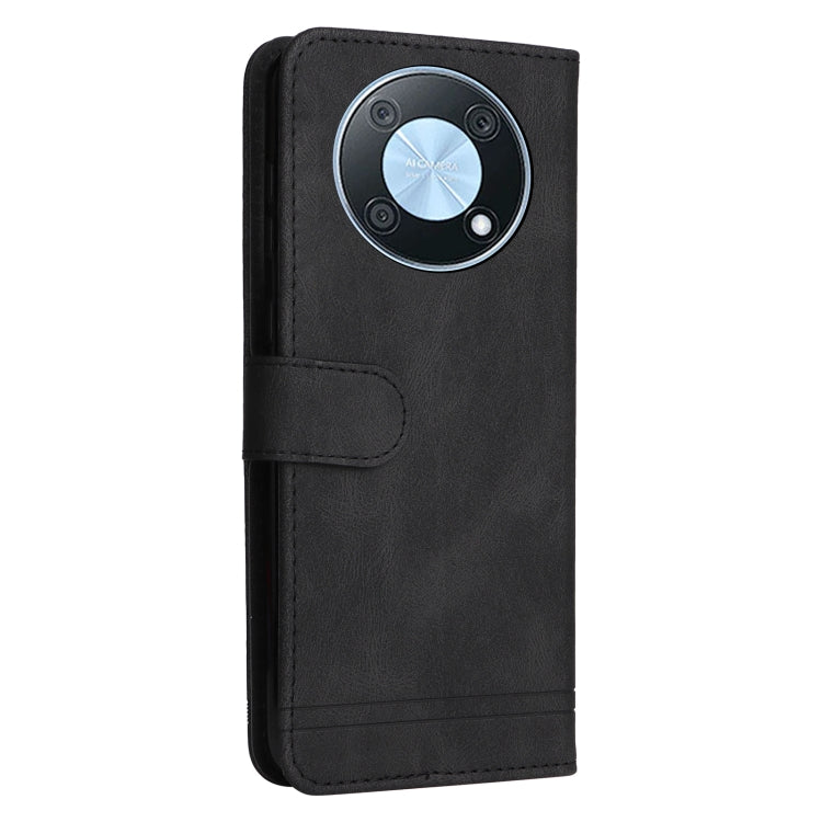 For Huawei nova Y90 / Enjoy 50 Pro Skin Feel Life Tree Metal Button Leather Phone Case