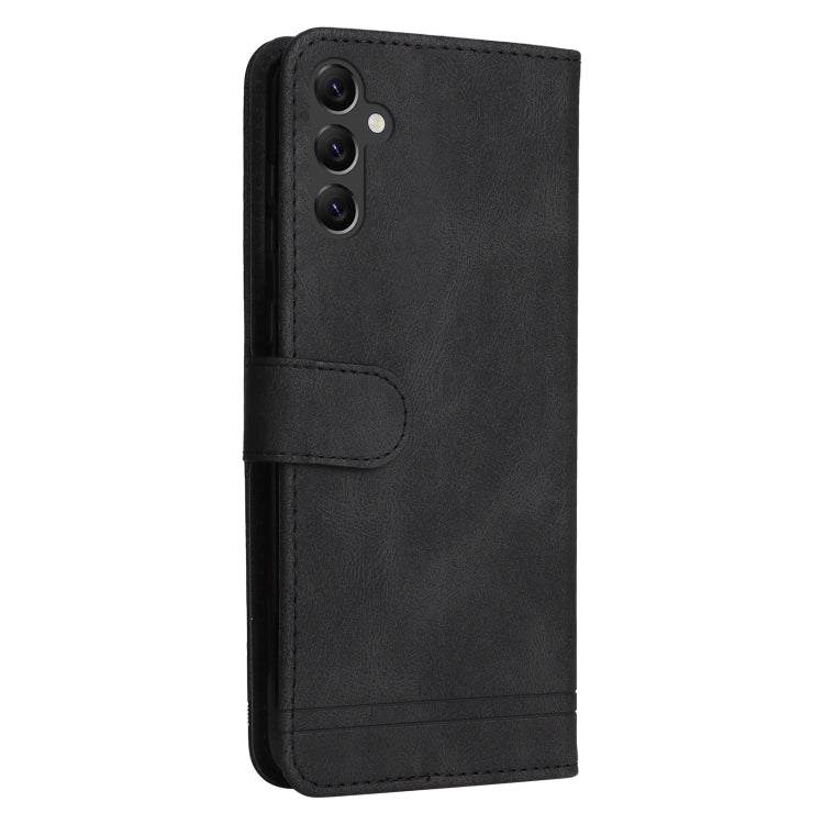 For Samsung Galaxy A14 5G Skin Feel Life Tree Metal Button Leather Phone Case