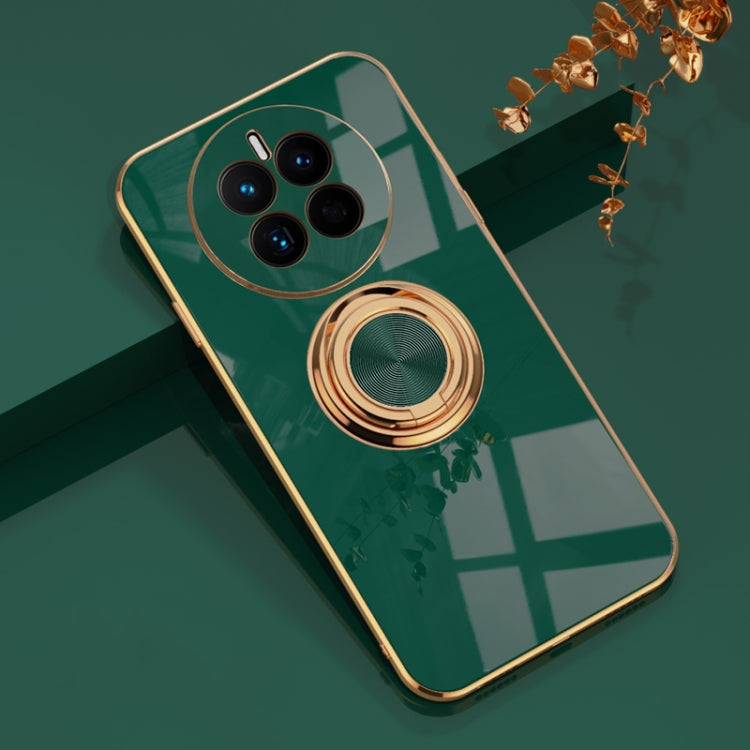 For Huawei Mate 50 6D Electroplating Ring Phone Case
