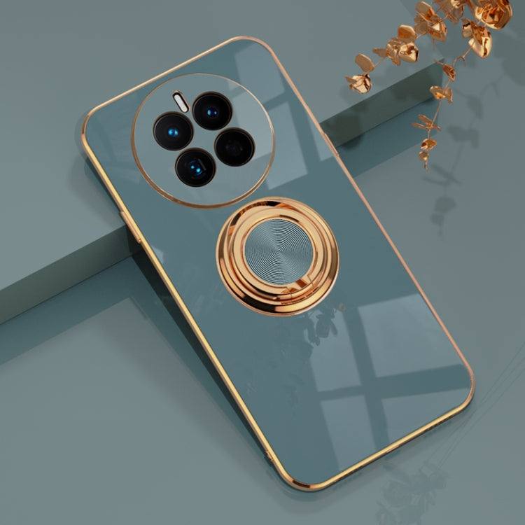 For Huawei Mate 50 6D Electroplating Ring Phone Case
