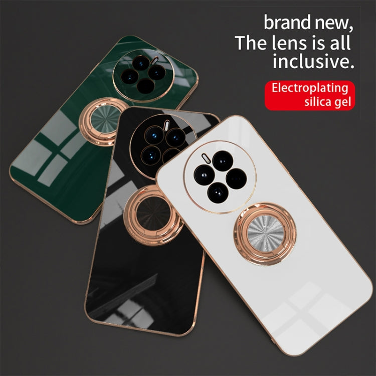 For Huawei Mate 50 6D Electroplating Ring Phone Case