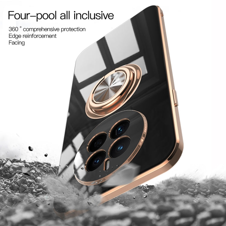 For Huawei Mate 50 6D Electroplating Ring Phone Case