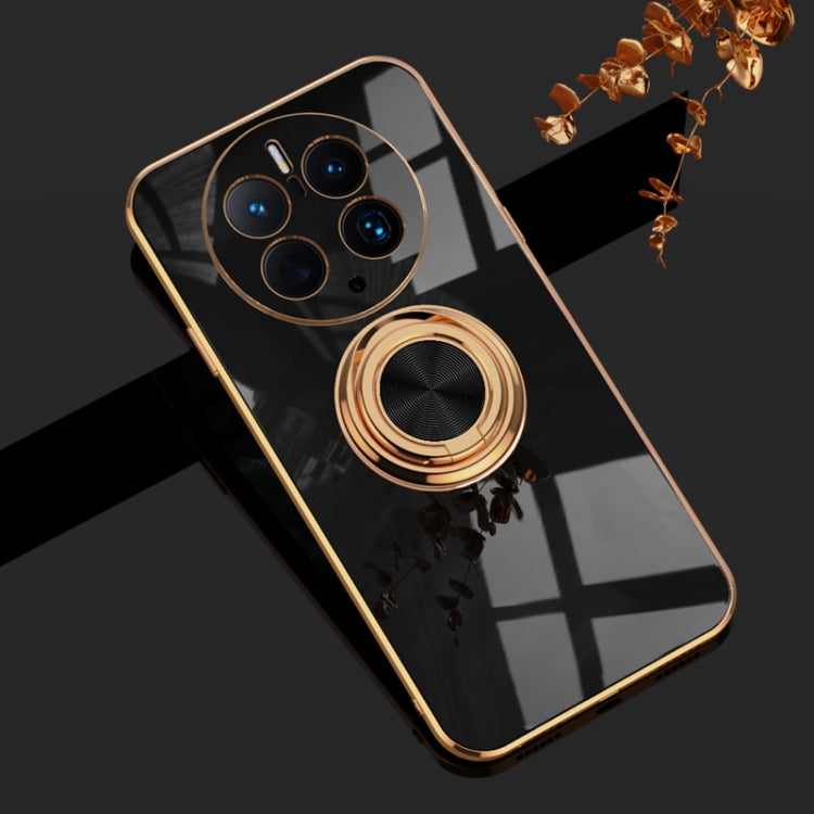 For Huawei Mate 50 Pro 6D Electroplating Ring Phone Case