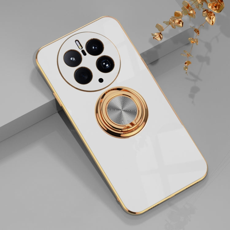 For Huawei Mate 50 Pro 6D Electroplating Ring Phone Case