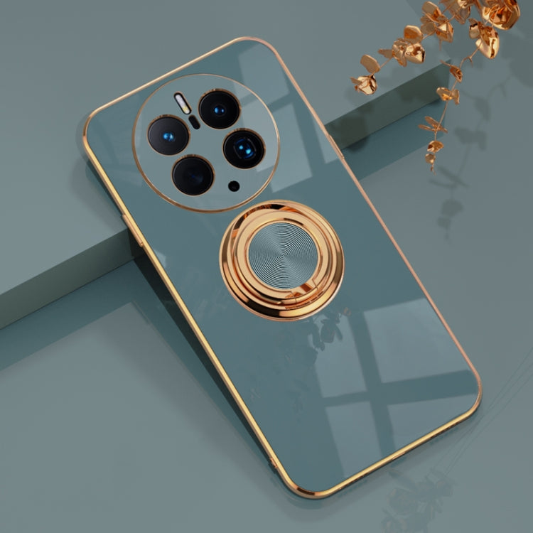 For Huawei Mate 50 Pro 6D Electroplating Ring Phone Case