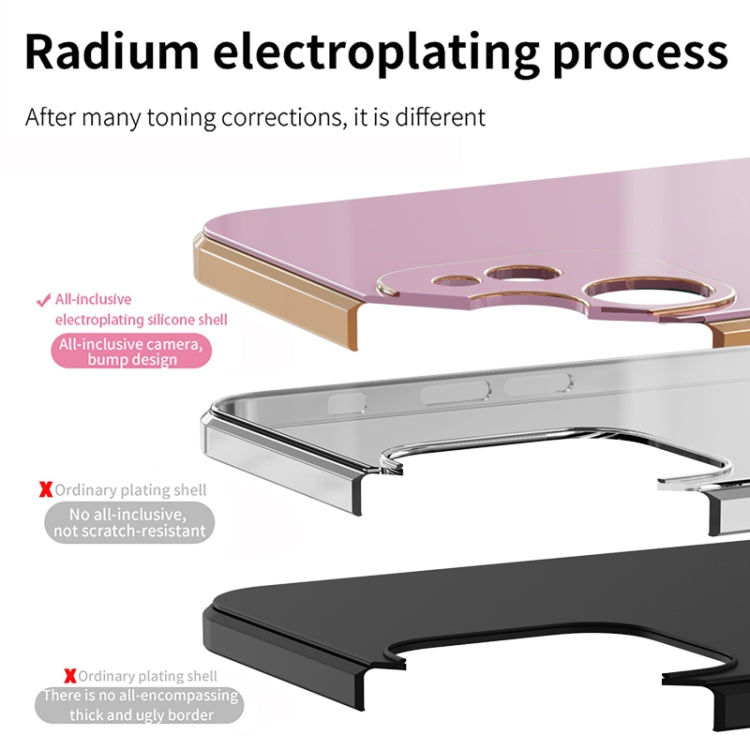 For Huawei Mate 50 Pro 6D Electroplating Ring Phone Case