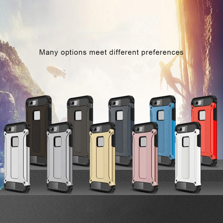 For iPhone 8 Plus Magic Armor TPU + PC Combination Phone Case