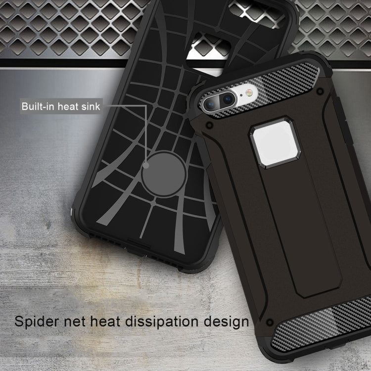 For iPhone 8 Plus Magic Armor TPU + PC Combination Phone Case