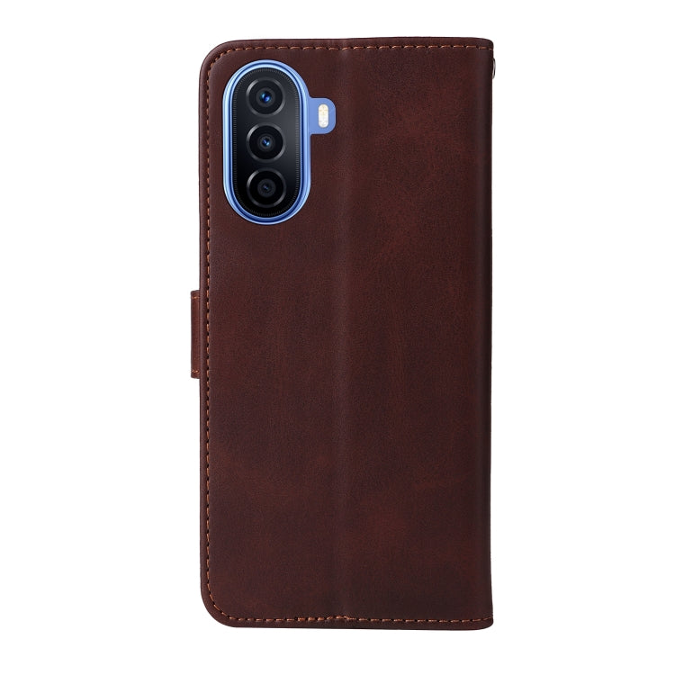 For Huawei nova Y70 / Y70 Plus/Enjoy 50 Classic Calf Texture Flip Leather Phone Case
