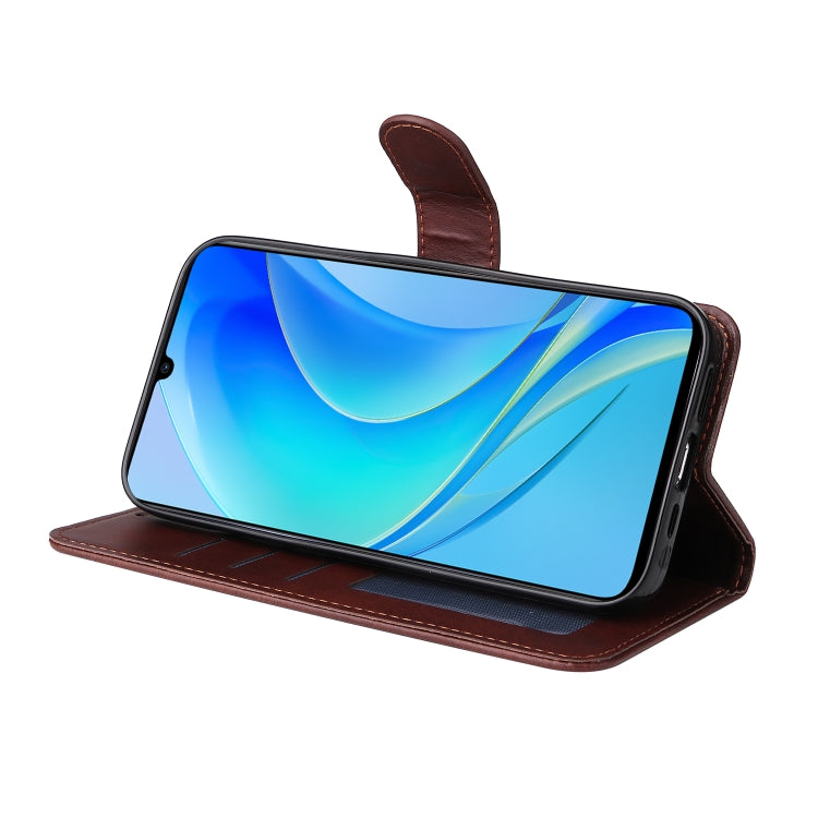 For Huawei nova Y70 / Y70 Plus/Enjoy 50 Classic Calf Texture Flip Leather Phone Case