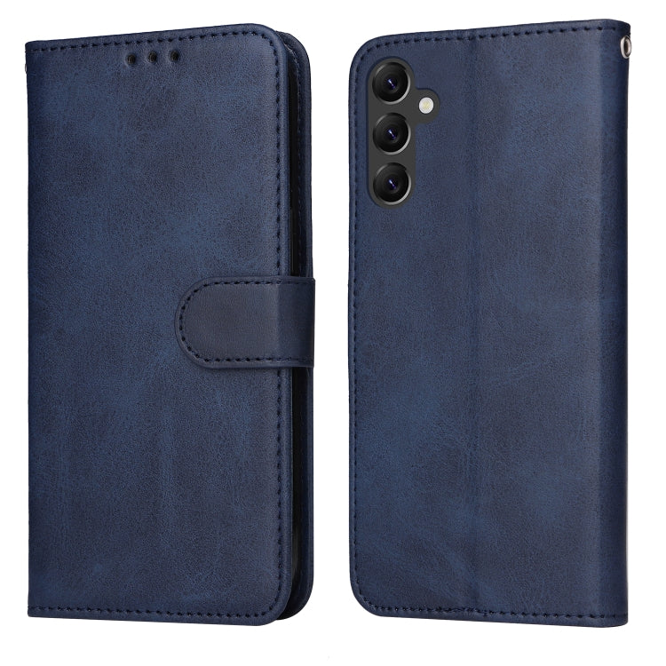 For Samsung Galaxy A14 5G Classic Calf Texture Flip Leather Phone Case
