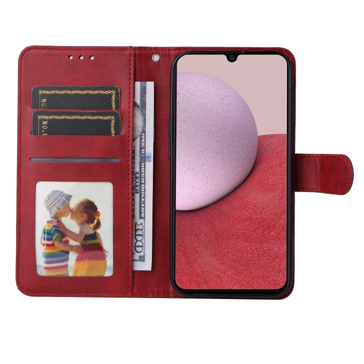 For Samsung Galaxy A14 5G Classic Calf Texture Flip Leather Phone Case