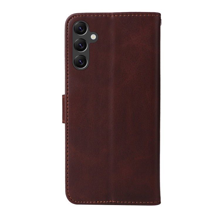 For Samsung Galaxy A14 5G Classic Calf Texture Flip Leather Phone Case