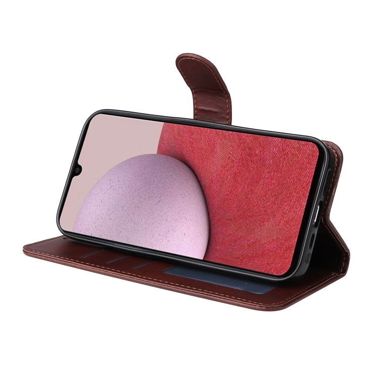 For Samsung Galaxy A14 5G Classic Calf Texture Flip Leather Phone Case