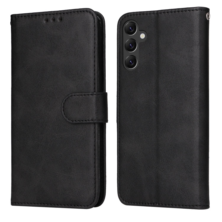 For Samsung Galaxy A14 5G Classic Calf Texture Flip Leather Phone Case