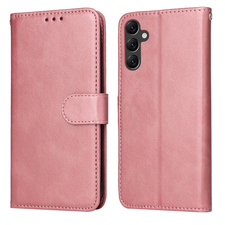 For Samsung Galaxy A14 5G Classic Calf Texture Flip Leather Phone Case