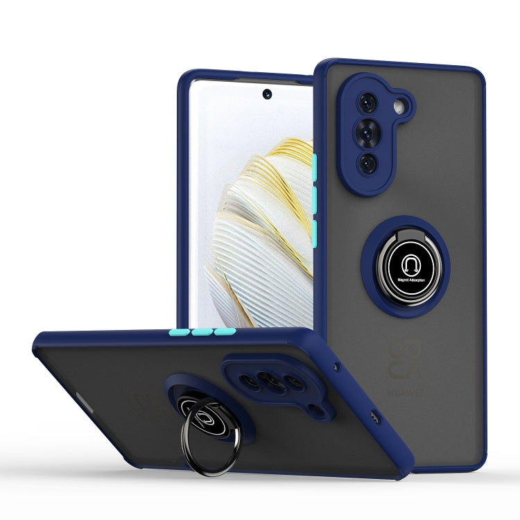 For Huawei nova 10 Q Shadow 1 Series TPU + PC Phone Case with Ring Holder