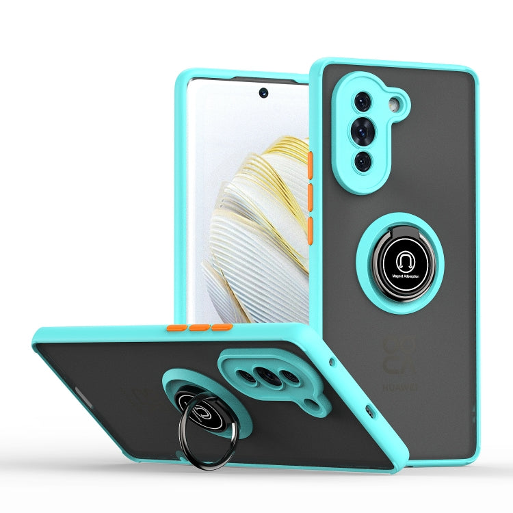 For Huawei nova 10 Q Shadow 1 Series TPU + PC Phone Case with Ring Holder