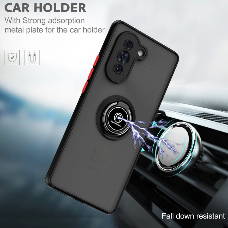 For Huawei nova 10 Q Shadow 1 Series TPU + PC Phone Case with Ring Holder