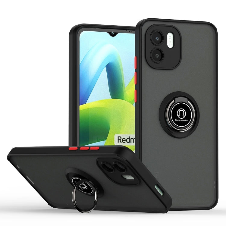 For Xiaomi Redmi A1 Q Shadow 1 Series TPU + PC Phone Case with Ring Holder
