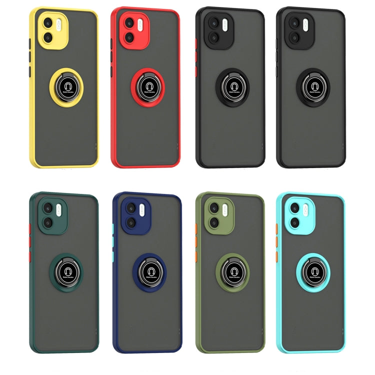 For Xiaomi Redmi A1 Q Shadow 1 Series TPU + PC Phone Case with Ring Holder