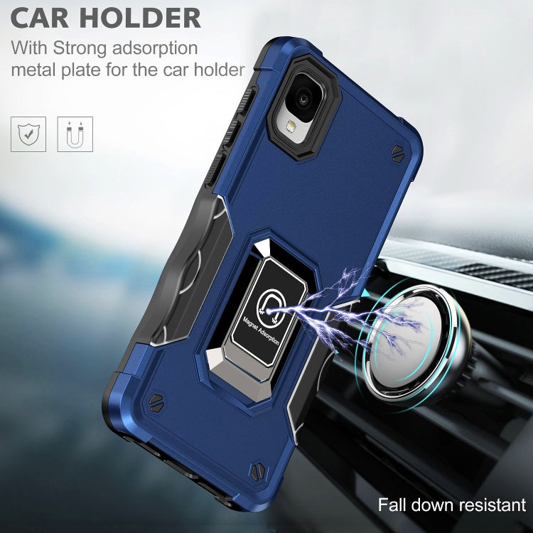 For TCL ION z Ring Holder Non-slip Armor Phone Case