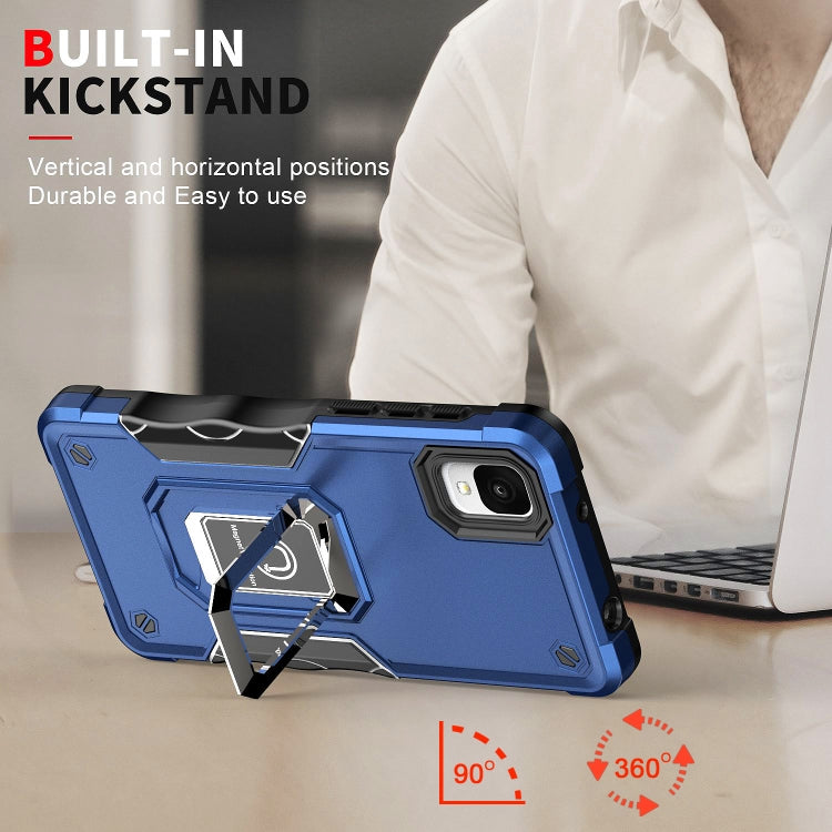 For TCL ION z Ring Holder Non-slip Armor Phone Case