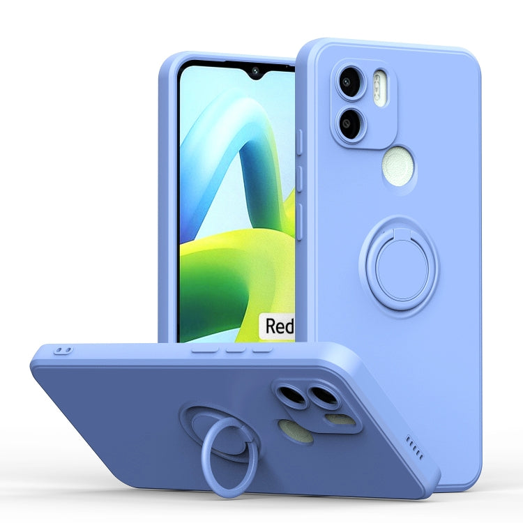 For Xiaomi Redmi A1 Ring Kickstand TPU Silicone Phone Case