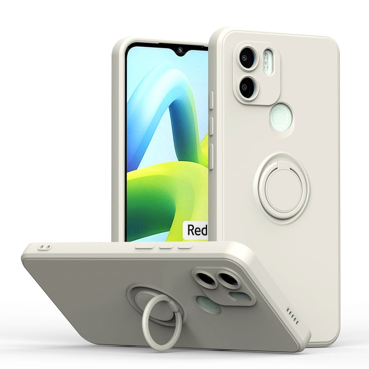 For Xiaomi Redmi A1 Ring Kickstand TPU Silicone Phone Case