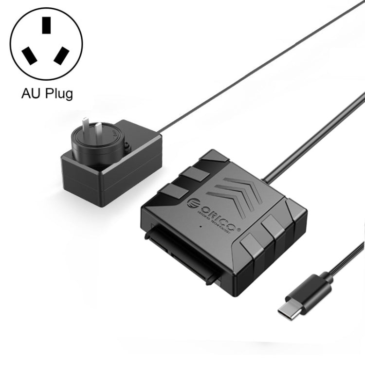 ORICO UTS1 Type-C / USB-C USB 3.0 2.5-inch SATA HDD Adapter with 12V 2A Power Adapter, Cable Length:1m