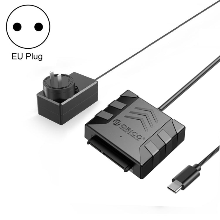 ORICO UTS1 Type-C / USB-C USB 3.0 2.5-inch SATA HDD Adapter with 12V 2A Power Adapter, Cable Length:1m