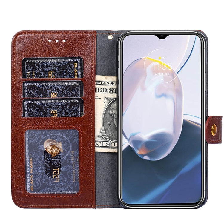 For Nokia G60 5G Zipper Bag Flip Leather Phone Case