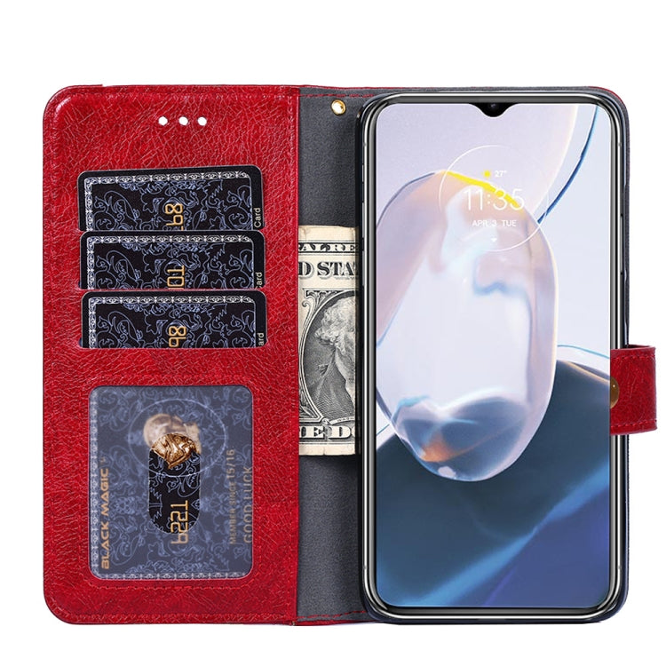 For Nokia G60 5G Zipper Bag Flip Leather Phone Case