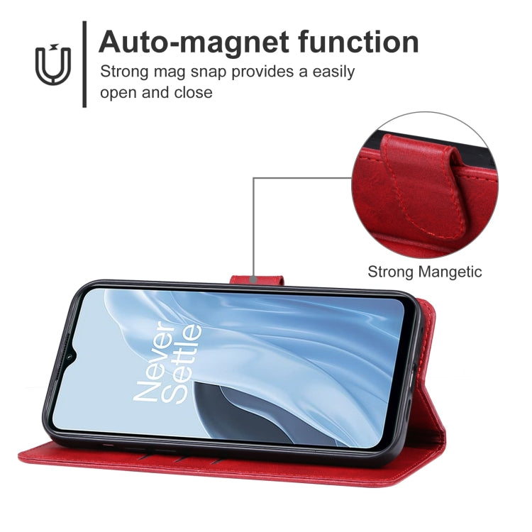 For OnePlus Nord N300 Leather Phone Case