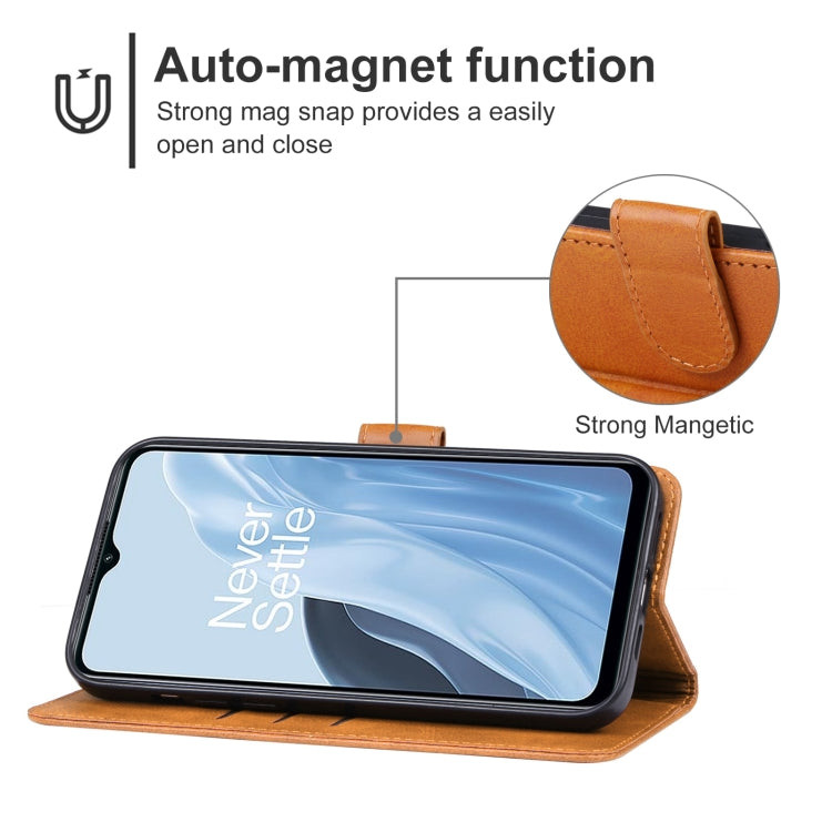 For OnePlus Nord N300 Leather Phone Case