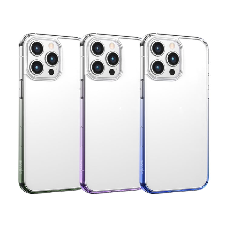 For iPhone 14 Pro Max USAMS US-BH814 Binz Series Gradient Color Phone Protective Case