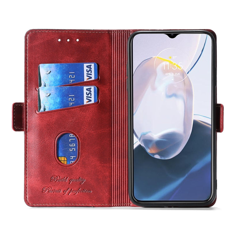 For Nokia G60 5G Contrast Color Side Buckle Leather Phone Case