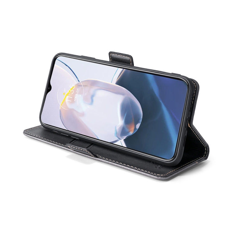 For Nokia G60 5G Contrast Color Side Buckle Leather Phone Case