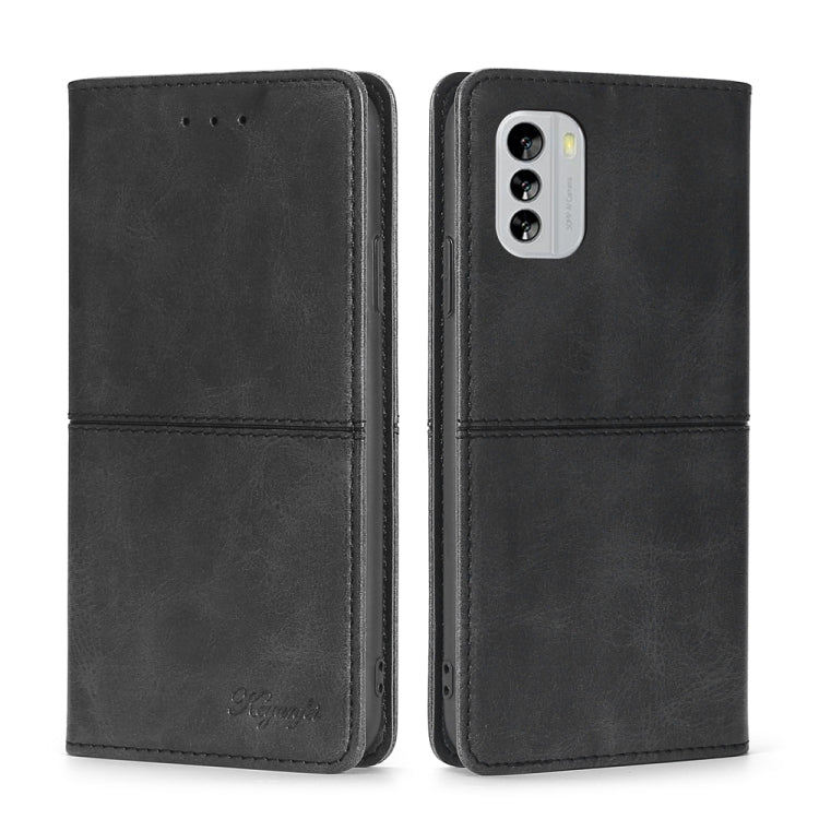 For Nokia G60 5G Cow Texture Magnetic Horizontal Flip Leather Phone Case
