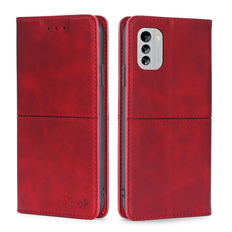 For Nokia G60 5G Cow Texture Magnetic Horizontal Flip Leather Phone Case